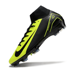 Nike Air Zoom Mercurial Superfly 10 Elite FG Black and Light Green Football Boots