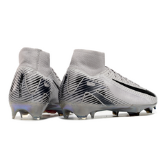 Chuteira Campo FG Nike Air Zoom Mercurial Superfly 10 Elite Cinza