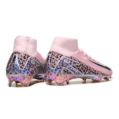 Chuteira Campo Nike Air Zoom Mercurial Superfly 10 Elite FG Rosa Claro
