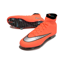 Chuteira Campo Nike Mercurial Superfly 4 Elite FG Rosa Salmão
