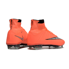 Chuteira Campo Nike Mercurial Superfly 4 Elite FG Rosa Salmão