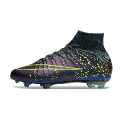 Chuteira Campo Nike Mercurial Superfly 4 Elite FG Roxa e Verde