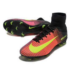 Chuteira Campo FG Nike Mercurial Superfly 5 Elite Laranja, Rosa e Preta