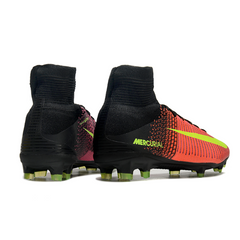 Chuteira Campo Nike Mercurial Superfly 5 Elite FG Laranja, Rosa e Preta