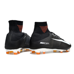 Chuteira Campo Nike Mercurial Superfly 5 Elite FG Preta e Branca