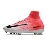 Chuteira Campo FG Nike Mercurial Superfly 5 Elite Branca e Rosa
