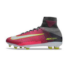 Chuteira Campo Nike Mercurial Superfly 5 Elite FG Vermelha e Preta