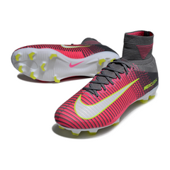 Chuteira Campo Nike Mercurial Superfly 5 Elite FG Vermelha e Preta