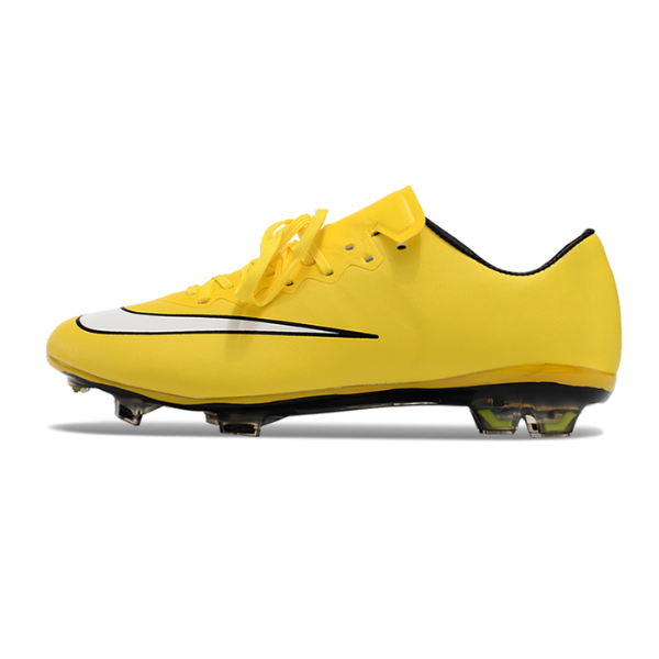Chuteira Campo Nike Air Zoom Mercurial Vapor 10 Elite FG Amarela VENI Futebol