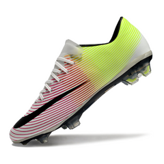 Chuteira Campo Nike Air Zoom Mercurial Vapor 10 Elite FG Branca, Vermelha e Amarela