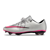 Nike Air Zoom Mercurial Vapor 10 Elite FG Grey and Pink Football Boots