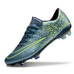 Chuteira Campo Nike Air Zoom Mercurial Vapor 10 Elite FG Prata e Verde