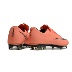 Chuteira Campo FG Nike Air Zoom Mercurial Vapor 10 Elite Rosa-Salmão