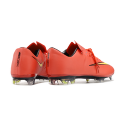 Chuteira Campo Nike Air Zoom Mercurial Vapor 10 Elite FG Vermelha e Amarela