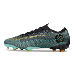 Chuteira Campo FG Nike Zoom Mercurial Vapor 13 Elite Preta e Verde