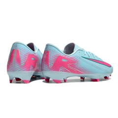 Chuteira Campo Nike Zoom Mercurial Vapor 16 Academy FG Azul Claro e Rosa