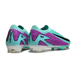 Chuteira Campo FG Nike Air Zoom Mercurial Vapor 16 Elite Azul-Clara e Roxa