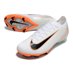 Nike Air Zoom Mercurial Vapor 16 Elite FG White and Orange Football Boots