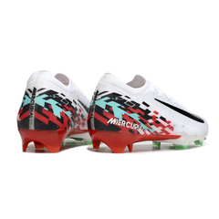 Chuteira Campo FG Nike Air Zoom Mercurial Vapor 16 Elite Branca e Vermelha