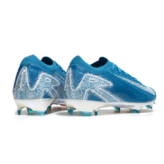 Chuteira Campo FG Nike Air Zoom Mercurial Vapor 16 Elite Azul e Branca