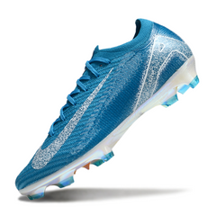 Nike Air Zoom Mercurial Vapor 16 Elite FG Soccer Cleats Blue and White