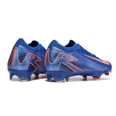 Chuteira Campo FG Nike Air Zoom Mercurial Vapor 16 Elite Azul e Laranja