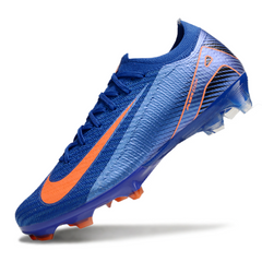 Chuteira Campo FG Nike Air Zoom Mercurial Vapor 16 Elite Azul e Laranja