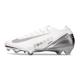 Nike Air Zoom Mercurial Vapor 16 Elite FG White and Silver Vini Jr. 7 Football Boots