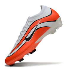 Chuteira Campo Nike Air Zoom Mercurial Vapor 16 Elite FG Cinza e Laranja
