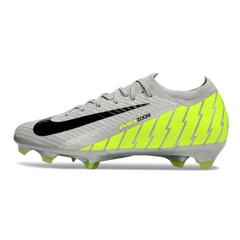 Chuteira Campo FG Nike Air Zoom Mercurial Vapor 16 Elite Cinza e Verde