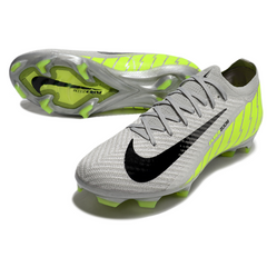 Chuteira Campo Nike Air Zoom Mercurial Vapor 16 Elite FG Cinza e Verde