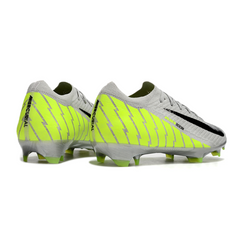 Chuteira Campo FG Nike Air Zoom Mercurial Vapor 16 Elite Cinza e Verde