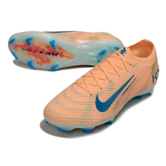 Chuteira Campo Nike Air Zoom Mercurial Vapor 16 Elite FG Mbappe Laranja Pack