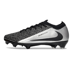 Chuteira Campo Nike Air Zoom Mercurial Vapor 16 Elite FG Preta e Prata Travis Scott