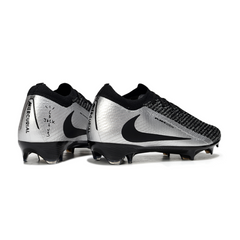 Chuteira Campo Nike Air Zoom Mercurial Vapor 16 Elite FG Preta e Prata Travis Scott