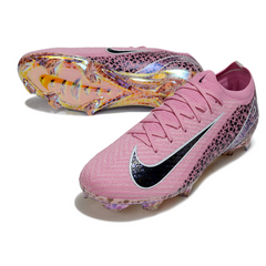 Chuteira Campo Nike Air Zoom Mercurial Vapor 16 Elite FG Rosa Claro