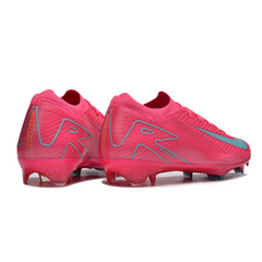 Chuteira Campo FG Nike Air Zoom Mercurial Vapor 16 Elite Rosa e Azul-Clara
