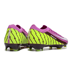 Chuteira Campo FG Nike Air Zoom Mercurial Vapor 16 Elite Rosa e Verde