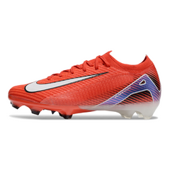 Chuteira Campo Nike Air Zoom Mercurial Vapor 16 Elite FG Superfly Vermelho e Preto
