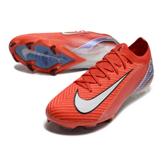 Chuteira Campo FG Nike Air Zoom Mercurial Vapor 16 Elite Vermelha e Preta