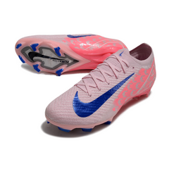 Chuteira Campo Nike Air Zoom Mercurial Vapor 16 Elite FG Rosa e Azul