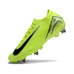 Botas de fútbol Nike Air Zoom Mercurial Vapor 16 Elite SG-PRO con tracción antiobstrucciones: negro, blanco y negro