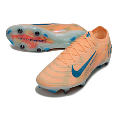 Chuteira Campo Nike Air Zoom Mercurial Vapor 16 Elite SG Trava Mista Mbappe Laranja Pack