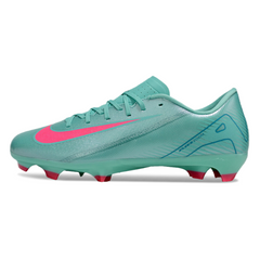 Chuteira Campo FG Nike Zoom Mercurial Vapor 16 Academy Azul-Clara e Rosa