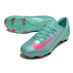 Chuteira Campo Nike Zoom Mercurial Vapor 16 Academy FG Azul Claro e Rosa