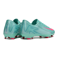 Chuteira Campo Nike Zoom Mercurial Vapor 16 Academy FG Azul Claro e Rosa