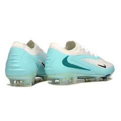 Nike Phantom 6 Elite White and Light Green Field Cleats