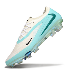 Nike Phantom 6 Elite White and Light Green Field Cleats