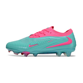 Nike Phantom 6 Elite Turf Soccer Cleats Light Blue and Pink