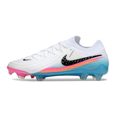 Nike Phantom GX2 Elite FG White, Light Blue and Pink Football Boots